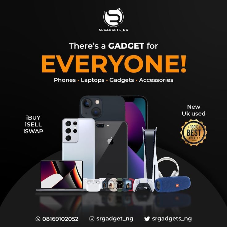 Flyer for gadget store